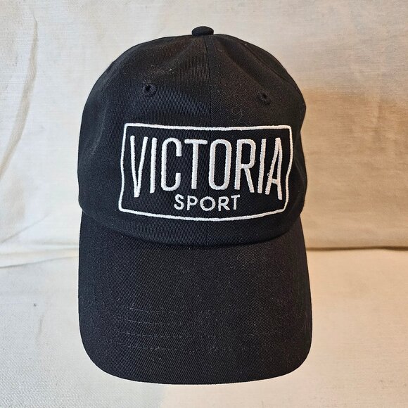 Victoria's Secret Victoria Sport Adjustable Black Cap Hat - Picture 1 of 6